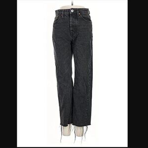 Zara Women’s High Rise Straight Leg Jeans | Size 0